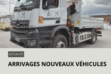 ARRIVAGES NOUVEAUX VÉHICULES